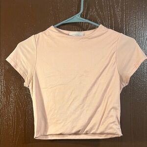 Kids Light Pink Short Sleeve Tee